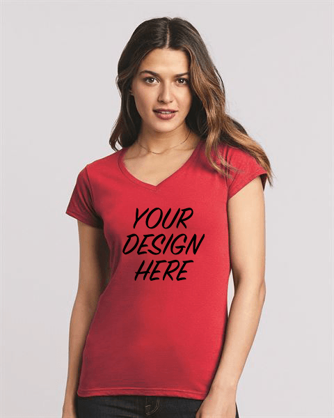 V-Neck Tee 5V00L - Gildan - Women