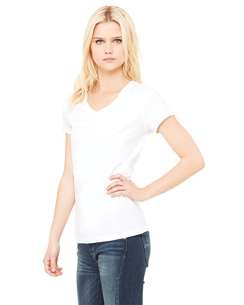 V Neck Tee 6005 - Bella + Canvas - Women